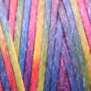waxkoord 1mm regenboog