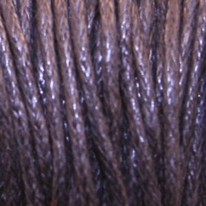 waxkoord 2mm zwart
