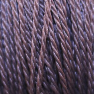 waxkoord 2mm donker bruin