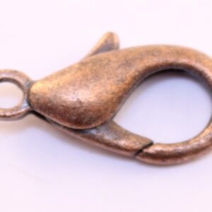 karabijnsluiting 23mm koperkleurig