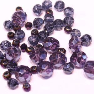 kralenmix kristal paars