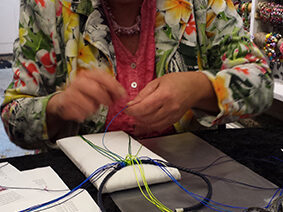 workshop macrame, uil knopen